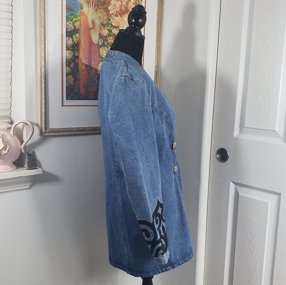 Saddle Ridge Vintage Collection Denim Jacket sz M - Picture 3 of 8